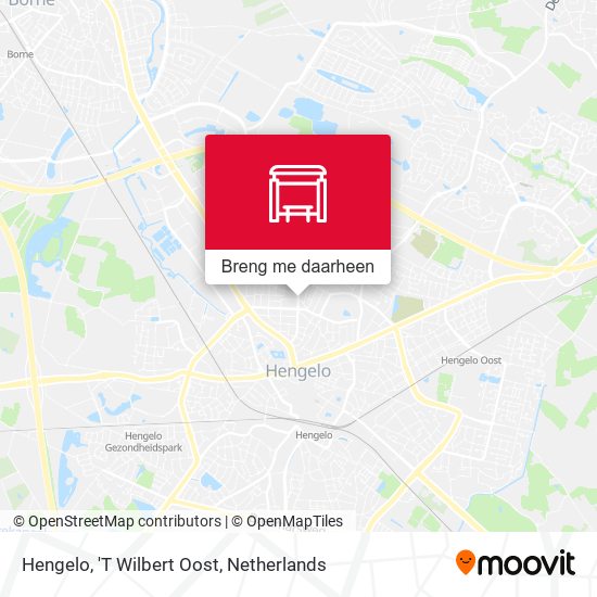 Hengelo, 'T Wilbert Oost kaart