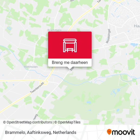 Brammelo, Aaftinksweg kaart