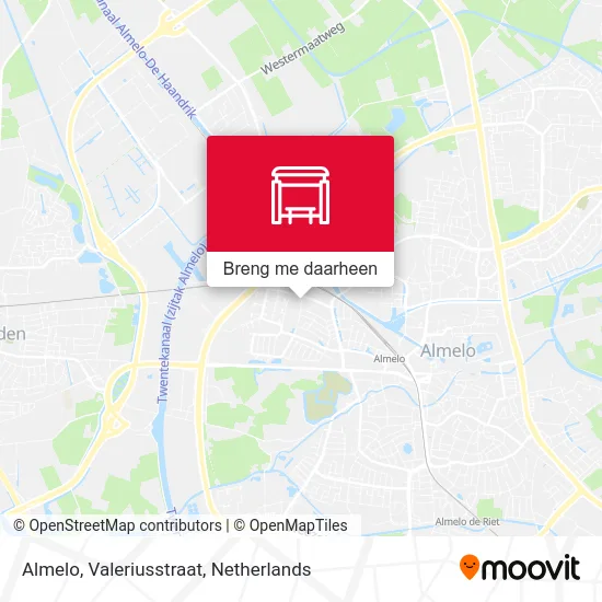 Almelo, Valeriusstraat kaart
