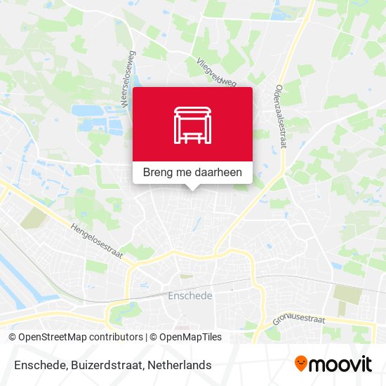Enschede, Buizerdstraat kaart