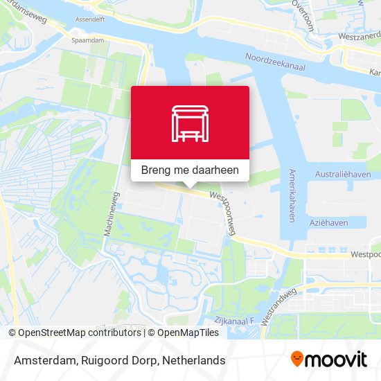 Amsterdam, Ruigoord Dorp kaart