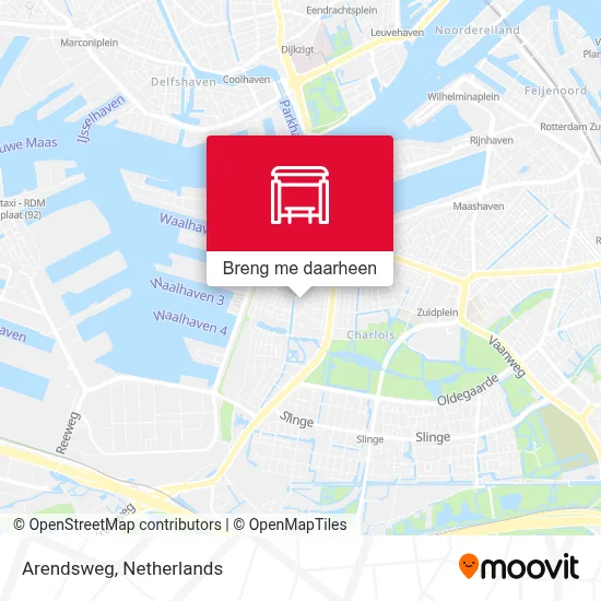 Arendsweg kaart