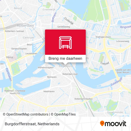 Burgdorfferstraat kaart