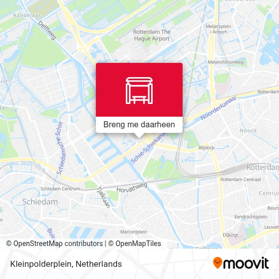 Kleinpolderplein kaart