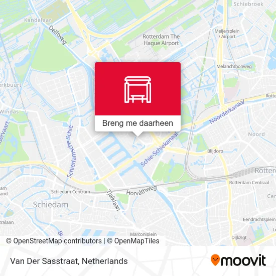 Van Der Sasstraat kaart