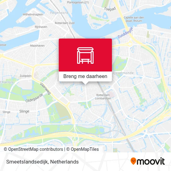 Smeetslandsedijk kaart