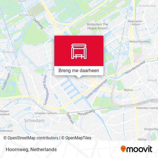 Hoornweg kaart