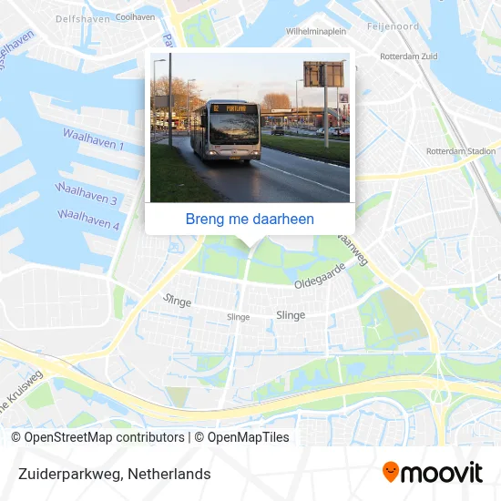 Zuiderparkweg kaart