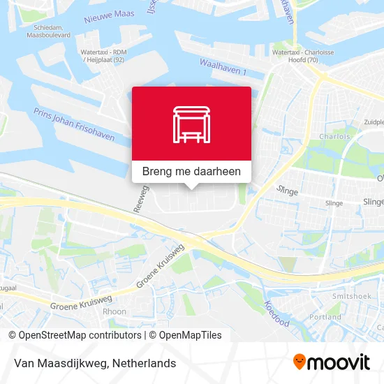 Van Maasdijkweg kaart