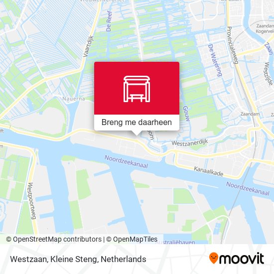 Westzaan, Kleine Steng kaart