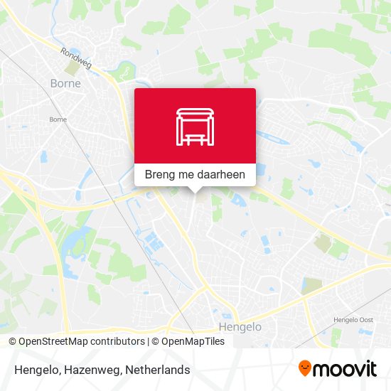 Hengelo, Hazenweg kaart