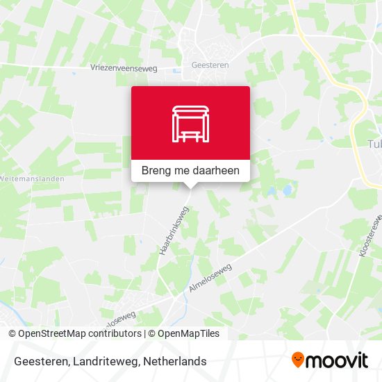 Geesteren, Landriteweg kaart