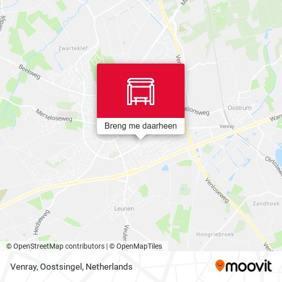 Venray, Oostsingel kaart