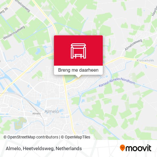 Almelo, Heetveldsweg kaart