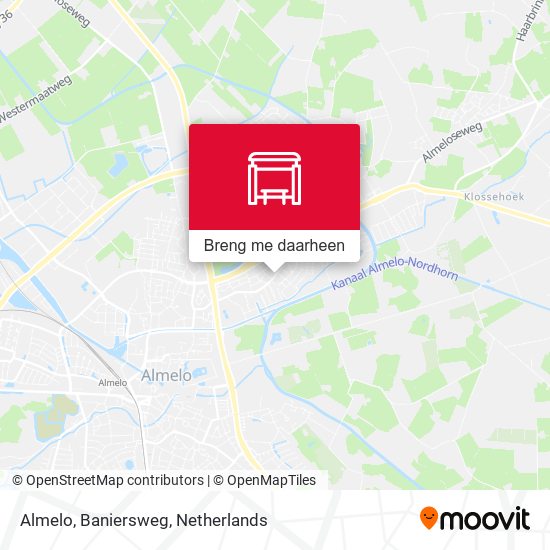 Almelo, Baniersweg kaart