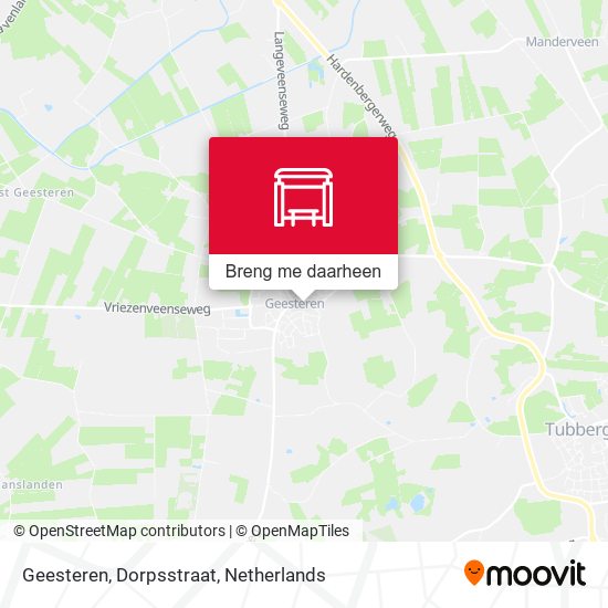 Geesteren, Dorpsstraat kaart