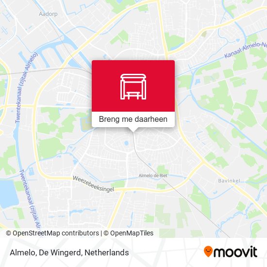 Almelo, De Wingerd kaart