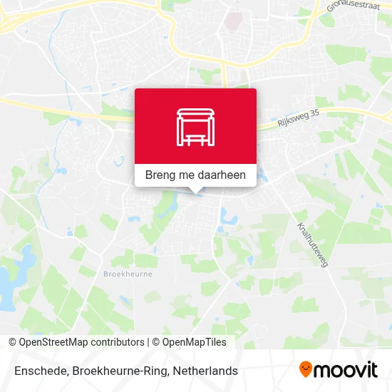 Enschede, Broekheurne-Ring kaart