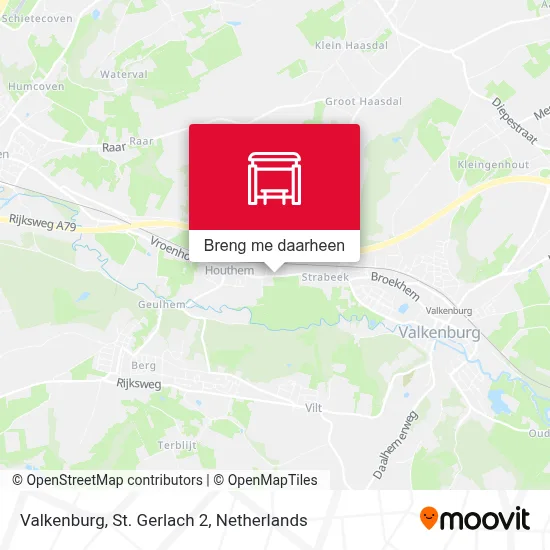 Valkenburg, St. Gerlach 2 kaart