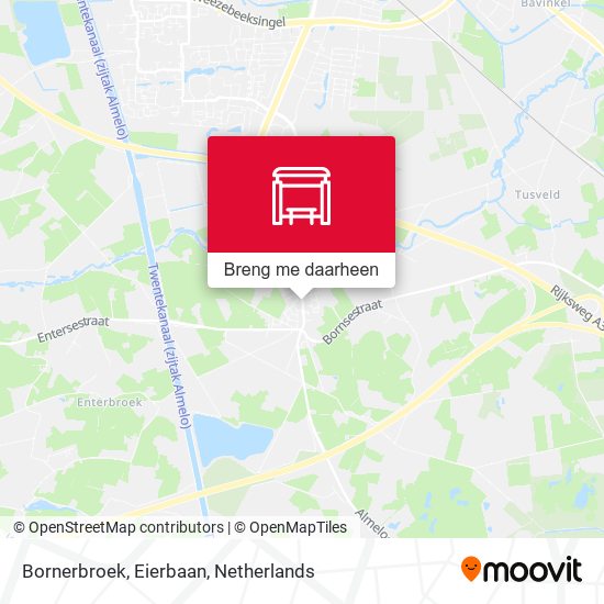 Bornerbroek, Eierbaan kaart