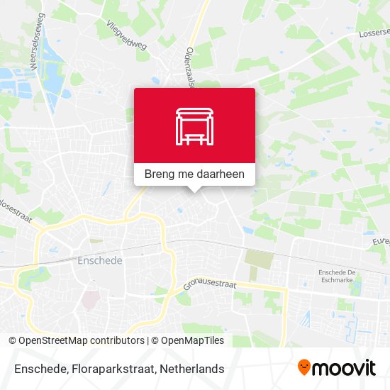 Enschede, Floraparkstraat kaart
