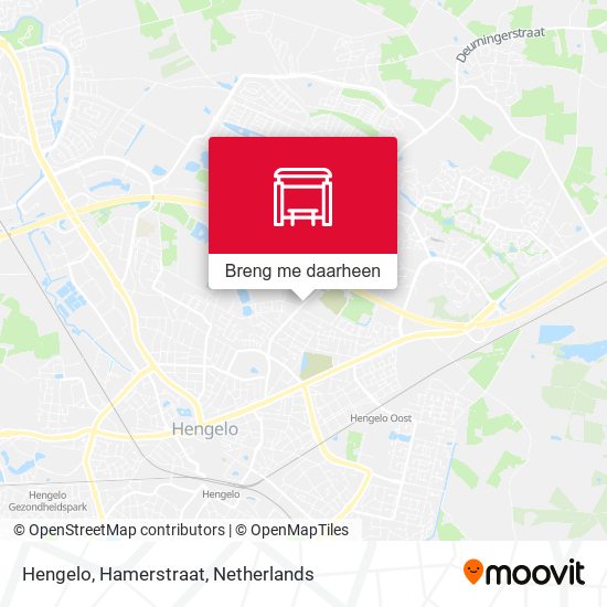 Hengelo, Hamerstraat kaart