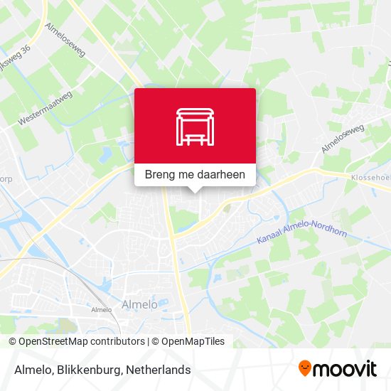 Almelo, Blikkenburg kaart