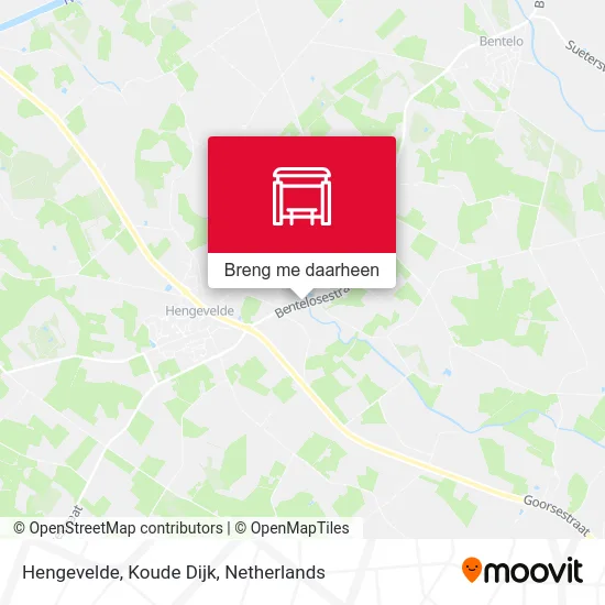 Hengevelde, Koude Dijk kaart