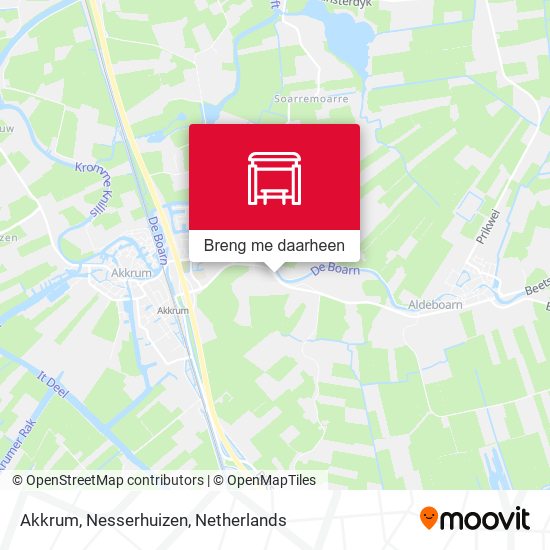 Akkrum, Nesserhuizen kaart