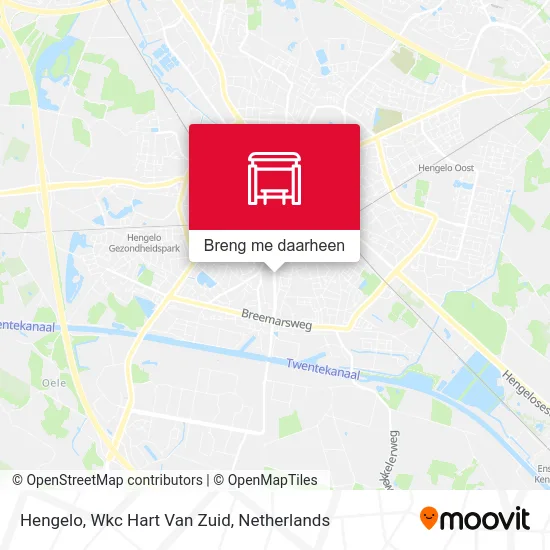 Hengelo, Wkc Hart Van Zuid kaart