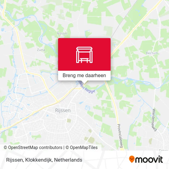Rijssen, Klokkendijk kaart