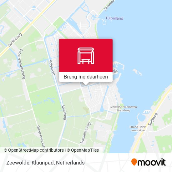 Zeewolde, Kluunpad kaart