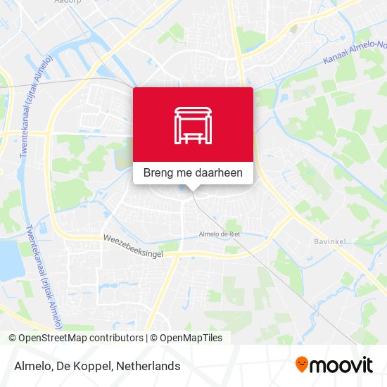 Almelo, De Koppel kaart