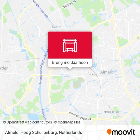 Almelo, Hoog Schuilenburg kaart