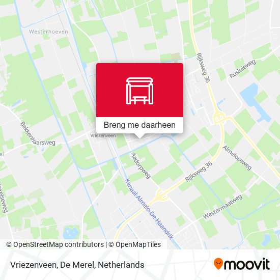 Vriezenveen, De Merel kaart