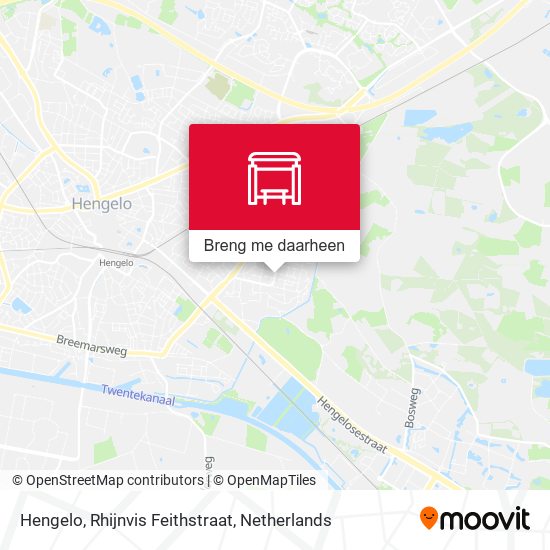 Hengelo, Rhijnvis Feithstraat kaart