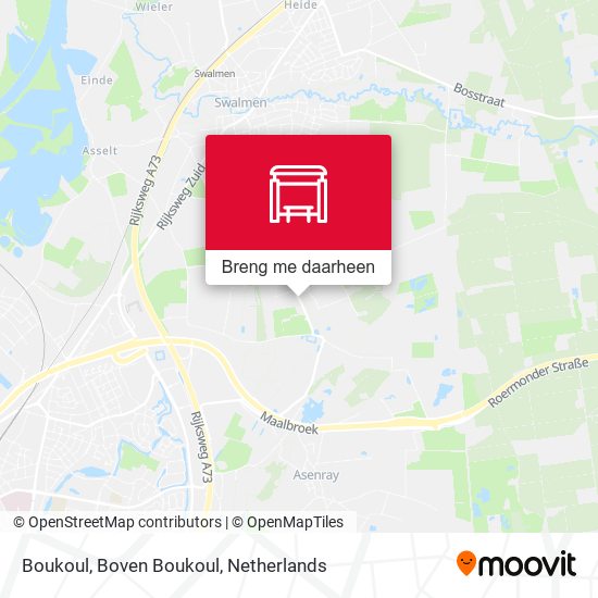 Boukoul, Boven Boukoul kaart