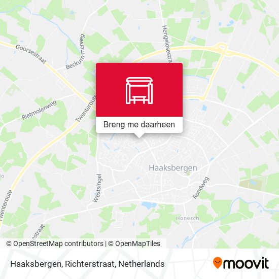 Haaksbergen, Richterstraat kaart