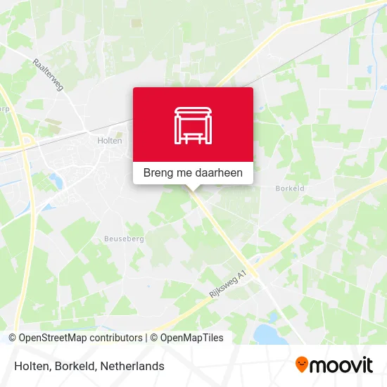 Holten, Borkeld kaart