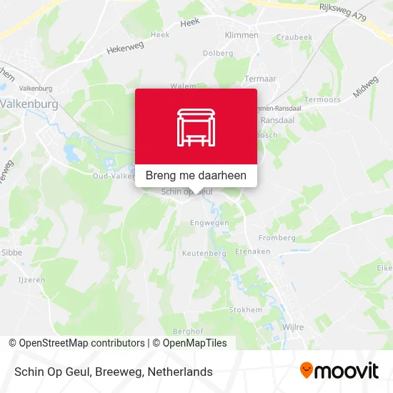 Schin Op Geul, Breeweg kaart
