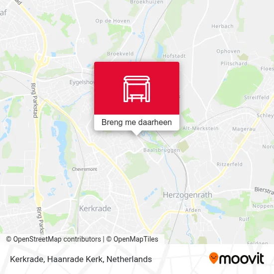 Kerkrade, Haanrade Kerk kaart