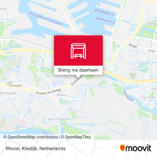 Rhoon, Kleidijk kaart