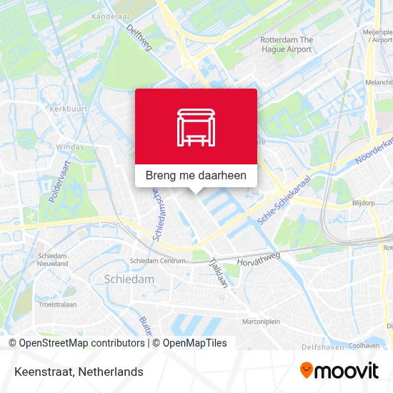 Keenstraat kaart