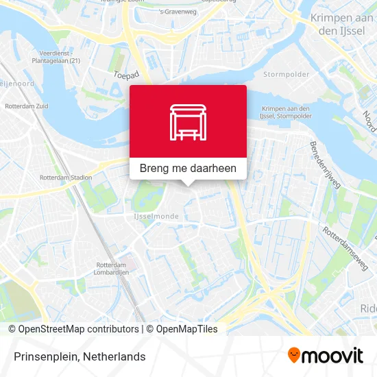 Prinsenplein kaart