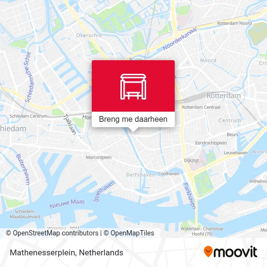 Mathenesserplein kaart