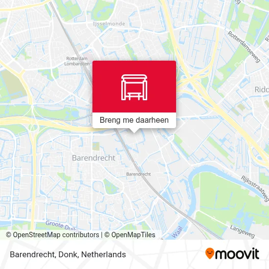 Barendrecht, Donk kaart