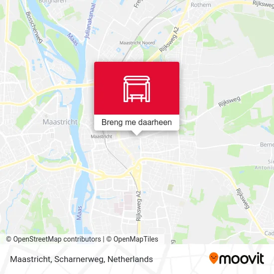 Maastricht, Scharnerweg kaart