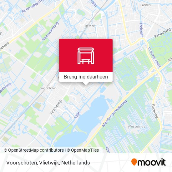 Voorschoten, Vlietwijk kaart
