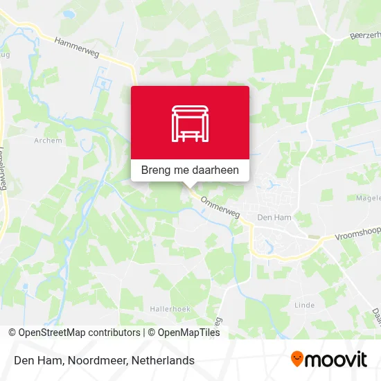 Den Ham, Noordmeer kaart
