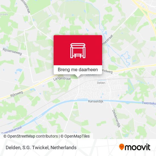 Delden, S.G. Twickel kaart